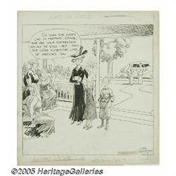 GAAR WILLIAMS (American 1880-1935) Cartoon Illust