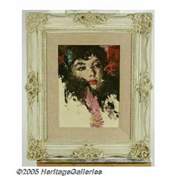 FRITZ WILLIS (American d. 1979) Portrait of a Wom