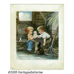 JEAN A. YOUNG (American 20th Century) Original Bo