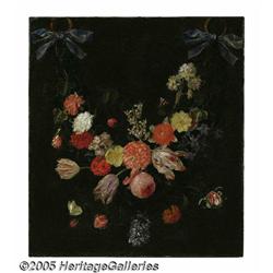 CHRISTIAAN LUYCKS (Belgian 1623 - 1653) A Garland