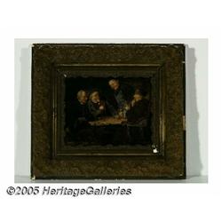 After EDUARD VON GRUTZNER (German 1846-1925) Card