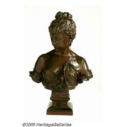 EUTROPE BOURET (French 1833- 1906) Bust of Diana 