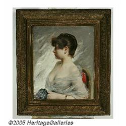 CHARLES CHAPLIN (French 1825-1891) Portrait of a 