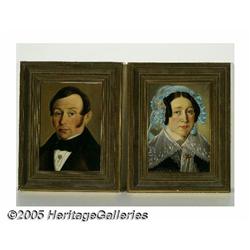 DUTCH SCHOOL (19th Century) Portrait of a Man and