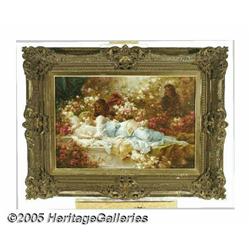 HANS ZATZKA (Austrian 1859-1945) Sleeping Beauty 