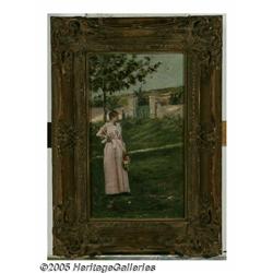 CHARLES STANLEY REINHART (American 1844-1896) Wom