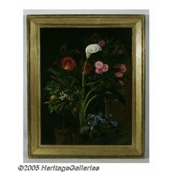 LOUISE GARLIEB (Danish 19th Century) An Orange Tr