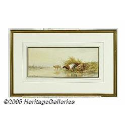 THOMAS SIDNEY COOPER (British 1803-1902) Cattle W