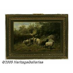 ARTHUR FITZWILLIAM TAIT (American 1819-1905)Grazi