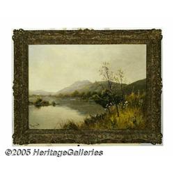 ENGLISH SCHOOL (19th Century)Lake Scene, Grasmere