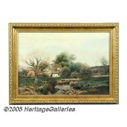HENRY PEMBER SMITH (American 1854-1907) Cottage b