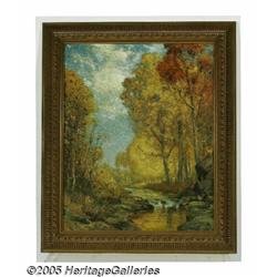 FRANKLIN B DE HAVEN (American 1856-1934) Autumn L