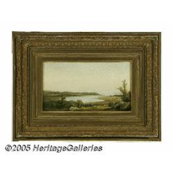 AMERICAN SCHOOL (19th Century) Panoramic view fo 