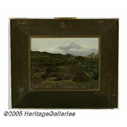 AMERICAN SCHOOL (20th Century) Landscape with Dis