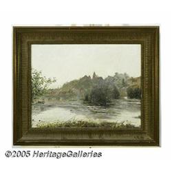 LUCIEN PORCHERON (French 1876-1957) River Landsca