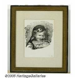 PIERRE AUGUSTE RENOIR (French 1841-1919) La Tete 