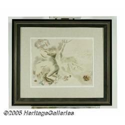 GEORGE GROSZ (American 1893- 1959) Soldiers Attac