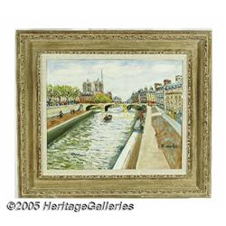 ELISEE MACLET (French 1881-1962) Le Pont St. Mich