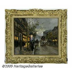 EDOUARD LEON CORTES (French 1882-1969) Oil on can