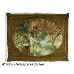 HENRI GASTON DARIEN (French 1864 - 1926) Woman Re