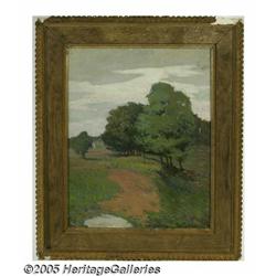 EMIL CARLSEN (American 1853-1932) Landscape with 