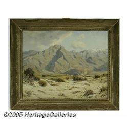 ANGEL ESPOY (American 1879- 1963) Desert Landscap