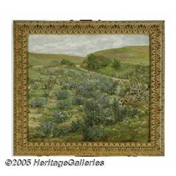 PAUL DELONGPRE (American 1855-1911) Coastal Hills