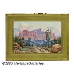 JOSE ACEVES (American 1909-1968) Superstition Mou