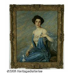 AMANDA BREWSTER SEWELL (American 1859-1926) Woman