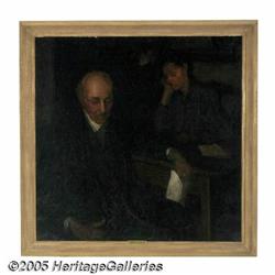 MARTHA WALTER (American 1875- 1976) The News Oil 