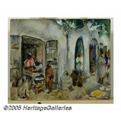 MARTHA WALTER (American 1875-1976) Soup Vendors i