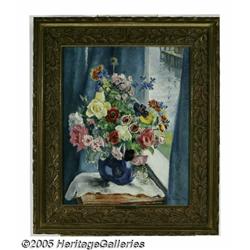 MARTHA WALTER (American 1875-1976) Flowers from M