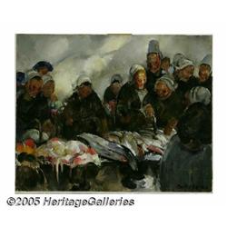 MARTHA WALTER (American 1875-1976) Fresh Fish, Br