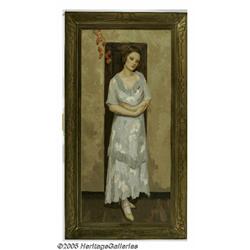 GERALD VIVIAN DAVIS (American 1899- 1987) Lady wi