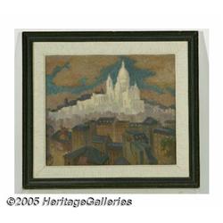 DANIEL MACMORRIS (American 1893-1981) Montmartre 