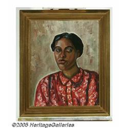 GEORGIE CARR (American 20th Century) Portrait of 