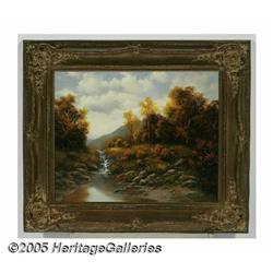 A.D. GREER (American 1904-1998) Autumn Landscape 