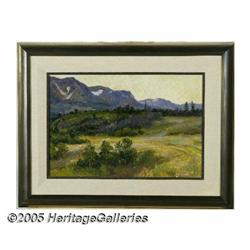 JOSEPH HENRY SHARP (American 1859 - 1953) Evening