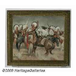 CHARLES HARGENS (American 1893-1997) Chisolm Trai