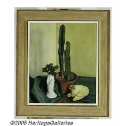 LUIGI LUCIONI (American 1900-1988) Green Arrangem