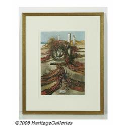 EUGENE BERMAN (American 1899-1972) Sunken Medusa,