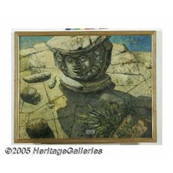 EUGENE BERMAN (American 1899-1972) Head of Medusa