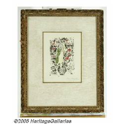 MARC CHAGALL (Russian/French 1887-1985) Untitled 