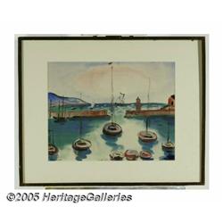 ADOLF RICHARD FLEISCHMANN (German 1892-1969) Boat