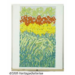 JEAN MARIE TOULGOUAT (French b.1927) Red and Yell