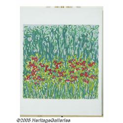 JEAN MARIE TOULGOUAT (French b. 1927) Red Poppies