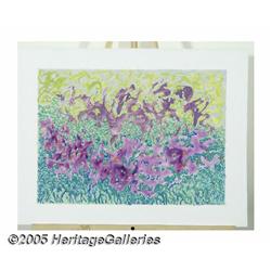 JEAN MARIE TOULGOUAT (French b. 1927) Purple Flow