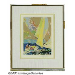 LEROY NEIMAN (American b. 1926) Normandy Sailing,