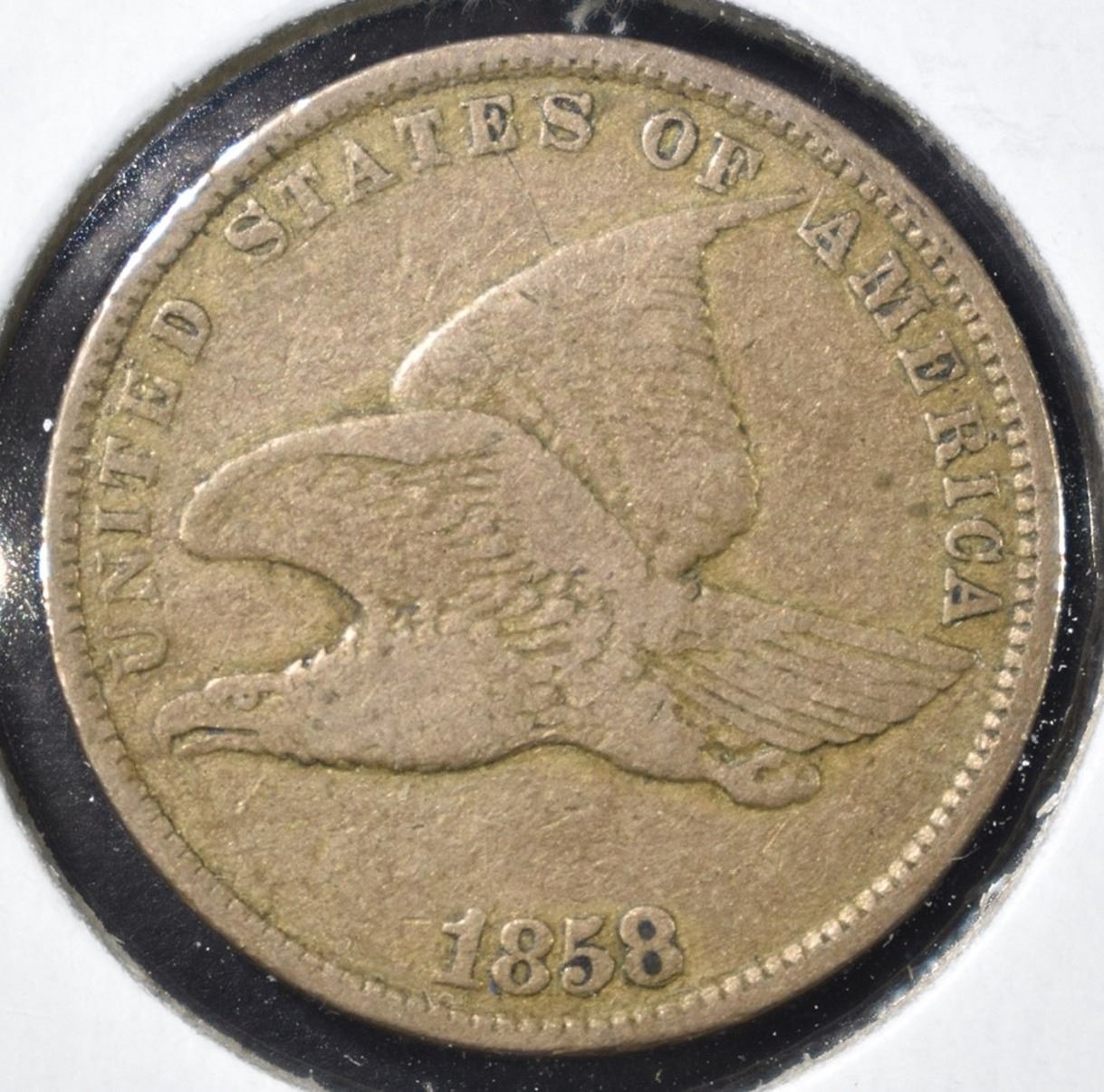 1858 FLYING EAGLE CENT VG