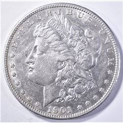 1901-S MORGAN DOLLAR  CH AU